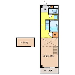 エストゥディオM　Aの物件間取画像